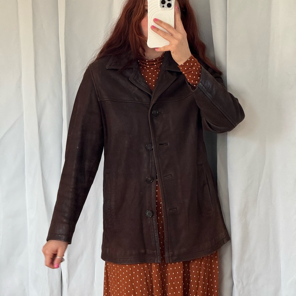 Vintage Wilsons Leather Adventure Bound Coat — Size L